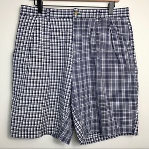 Tommy Hilfiger Men’s Blue Plaid Shorts Sz 34